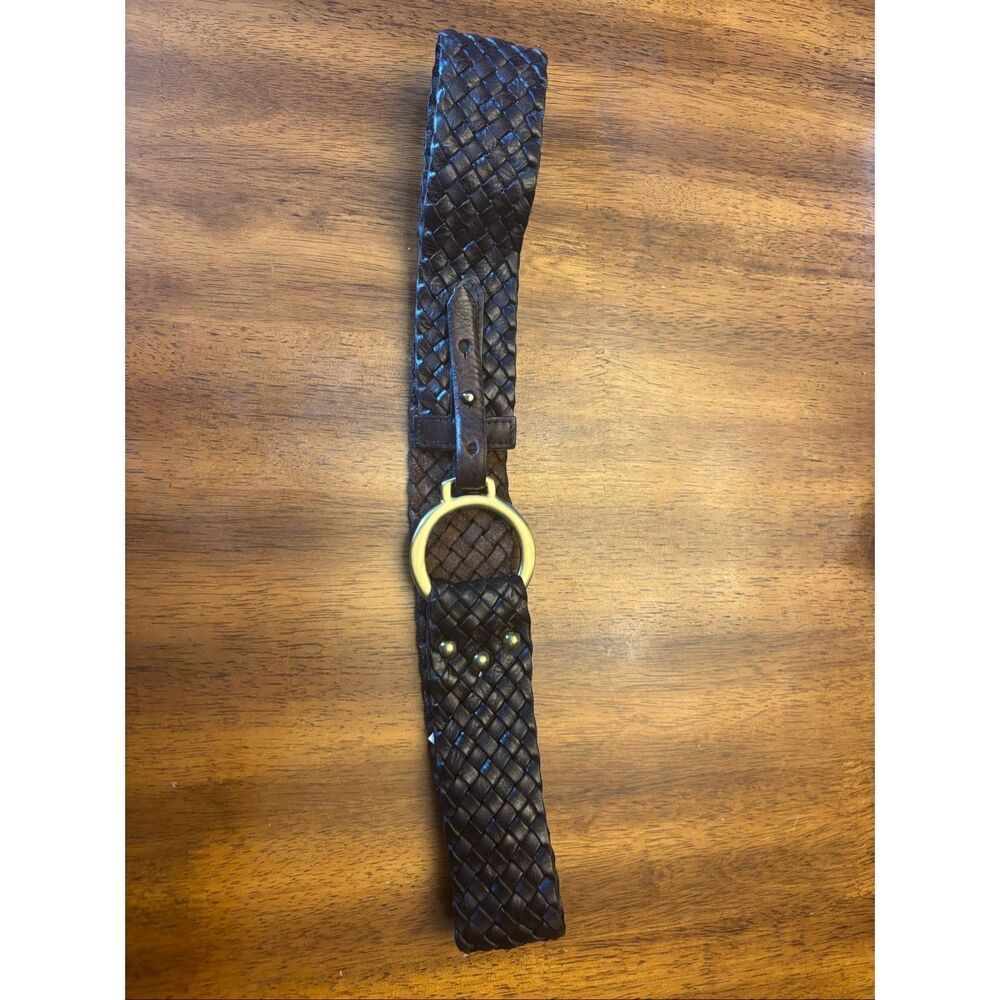 Talbots genuine leather braided women’s belt